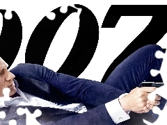 Daniel Craig, James Bond, Agent 007, Gun