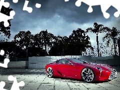 2012, Palms, Lexus, LF-LC, Red