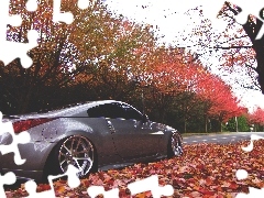 autumn, Nissan, 350Z, Way