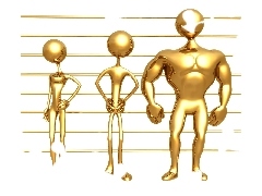 Golden, muscle, 3D, humans