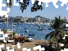 Acapulco, Mexico, Yachts, motorboat, sea