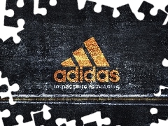 adidas, Yellow, logo