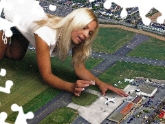 model, Women, airport, town