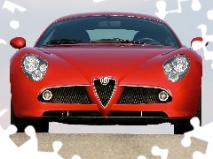 Front, Alfa Romeo 8C