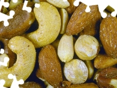 different, Cashews, almonds, nuts