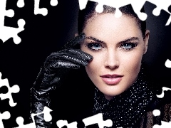 model, Hilary Rhoda, American