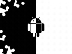 black and white, Android