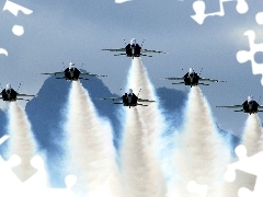 six, blue, angels, Aircraft