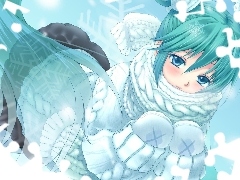 Anime, Vocaloid, winter, Manga, girl