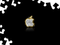 Apple, shiny, logo