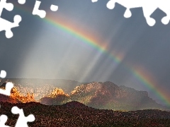Great Rainbows, canyon, Arizona