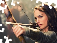 Women, Arrow, Natalie Portman, Bow