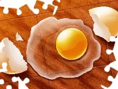 Art, broken, egg