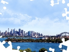 Australia, panorama, town