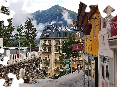 Hotel hall, Bad Gastein, Austria, alley