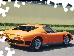 Lamborghini, Jota, Back, Miura