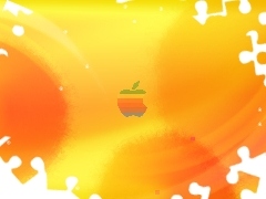 Apple, tinge, Background, Yellow