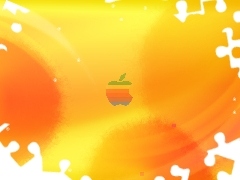 Apple, tinge, Background, Yellow
