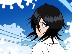 bleach, Blue, background, form