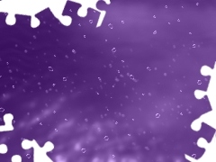 drops, purple, background, water
