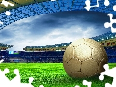 Ball, Stadium, grass