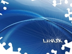 Linux, background, band, Blue