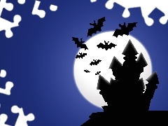 bats, Night, Castle