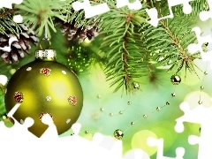 Christmas, christmas tree, bauble