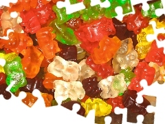 bear, color, gel