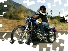Harley Davidson Sportster XL1200C, biker