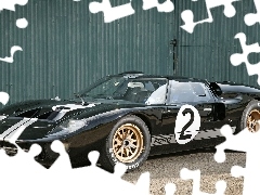 GT 40, Automobile, Black