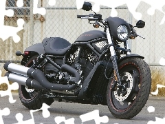 Cruiser, Black, dope, Harley-Davidson Night Rod