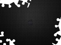 Black, Apple, logo