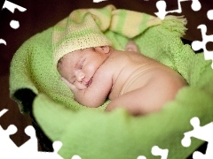 Blanket, Baby, Green