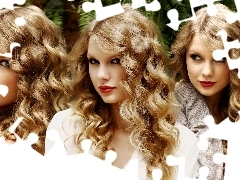 Blond, Hair, Longs, spiral, Taylor Swift
