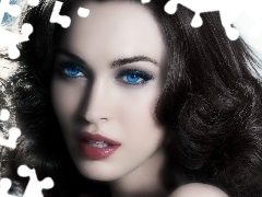 Eyes, Megan Fox, Blue