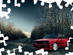 M-Technik 2, Red, Bmw E30