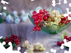 boarding, Leaf, Glass, bowl, currants