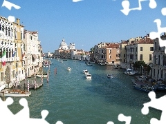 Beauty, canal, boats, Venice