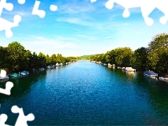 Boats, River, canal