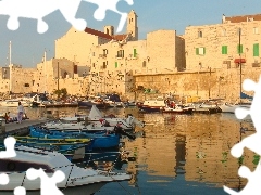 Giovinazzo, water, Boats, port