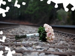 bouquet, rouge, railway, wedded, ##