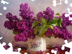 bouquet, scarf, Pink, without, Vase