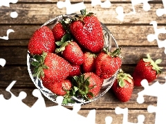 strawberries, bowl