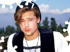 Brad Pitt, hair