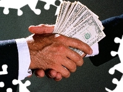 hands, money, bribe, grip
