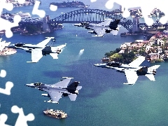 jets, Opera, bridge, Sydney