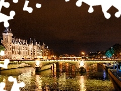 Paris, bridge, France, Seine