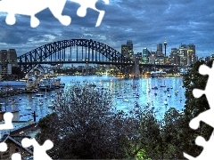 bridge, Australia, Sydney