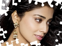 ear-ring, Shriya Saran, brunette